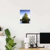 Eiland in het Long Pond-meer Poster (Thuiskantoor)
