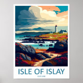 Eiland Islay Reisprint Muurkunst Eiland Islay  Poster (Voorkant)