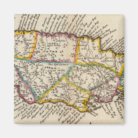 eiland Jamaica Magneet (Voorkant)