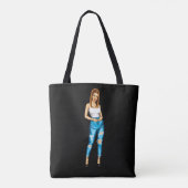 eiland Jamaica Tote Bag (Achterkant)