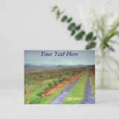 eiland Jura track, Schotland Briefkaart (Staand voorkant)