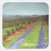 eiland Jura track, Schotland Vierkante Sticker (Voorkant)