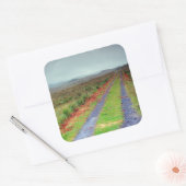 eiland Jura track, Schotland Vierkante Sticker (Envelop)