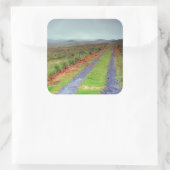 eiland Jura track, Schotland Vierkante Sticker (Tas)