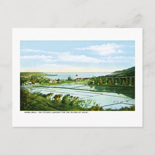 eiland Kauai Briefkaart (Voorkant)