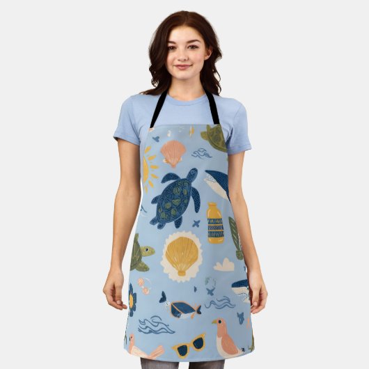 Eiland Leven All-Over Print Schort Cadeau (Gedragen)
