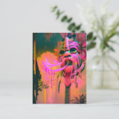 Eiland Magic in de Air Ken Gage Tropical Briefkaart (Staand voorkant)