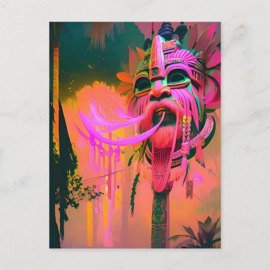 Eiland Magic in de Air Ken Gage Tropical Briefkaart (Voorkant)