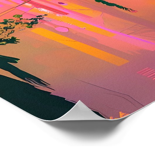 Eiland Magic in de Air Ken Gage Tropical Poster (Hoek)