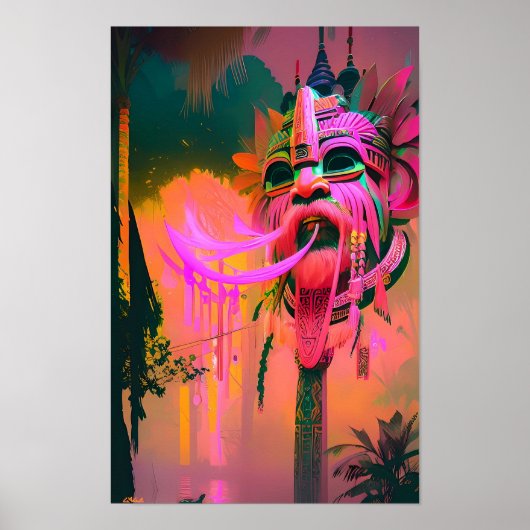 Eiland Magic in de Air Ken Gage Tropical Poster (Voorkant)