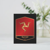 eiland Man Briefkaart (Staand voorkant)