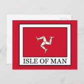 eiland Man Briefkaart (Voorkant / Achterkant)