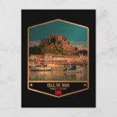 eiland Man Briefkaart (Voorkant)