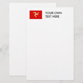 eiland man briefpapier (Voorkant / Achterkant)