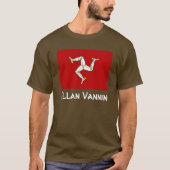 eiland Man/Ellan Vannin T-shirt (Voorkant)
