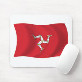 eiland Man Flag Mousepad Muismat (Met muis)