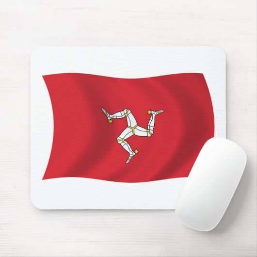 eiland Man Flag Mousepad Muismat (Met muis)