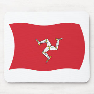 eiland Man Flag Mousepad Muismat