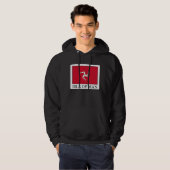 eiland Man Hoodie (Voorkant volledig)