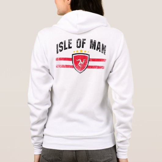 eiland Man Hoodie (Achterkant)