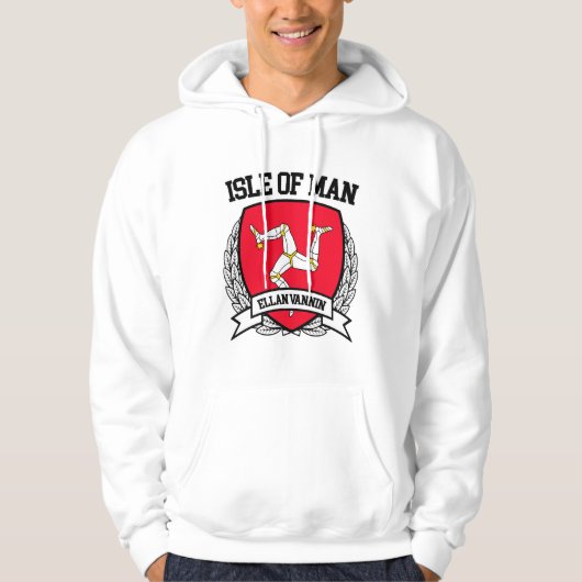 eiland Man Hoodie (Voorkant)