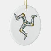 eiland Man Keramisch Ornament (Rechts)