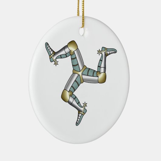 eiland Man Keramisch Ornament (Rechts)