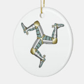 eiland Man Keramisch Ornament (Links)