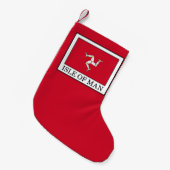 eiland Man Kleine Kerstsok (Voorkant (Hangend))