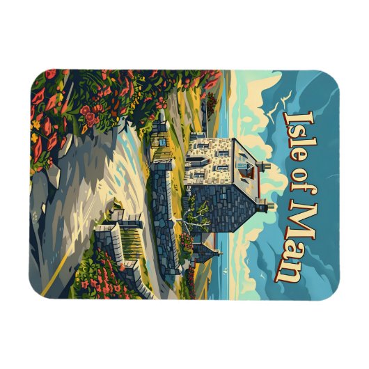 eiland Man Magneet (Horizontaal)