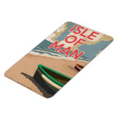 Eiland Man Oude Reisposter Magneet (Linkerzijde)