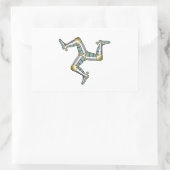 eiland Man Rechthoekige Sticker (Tas)