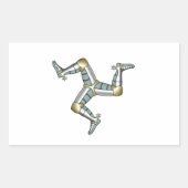 eiland Man Rechthoekige Sticker (Voorkant)