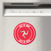 eiland Man Round Emblem Magneet (Insitu (Vaatwasser))