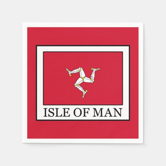 eiland Man Servet (Voorkant)