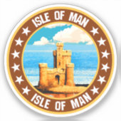 eiland Man Sticker (Voorkant)