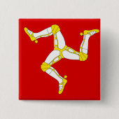 eiland man vierkante button 5,1 cm (Voorkant)