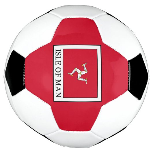 eiland Man Voetbal (Gedraaid)