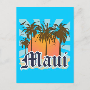 eiland Maui Hawaii Souvenir Briefkaart