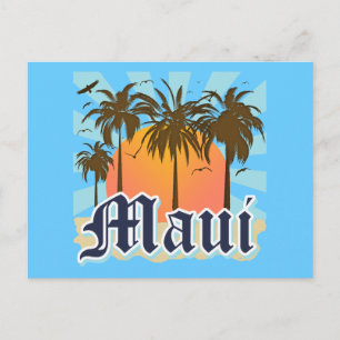 eiland Maui Hawaii Souvenir Briefkaart