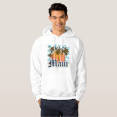 eiland Maui Hawaii Souvenir Hoodie (Voorkant volledig)