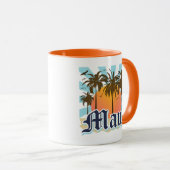 eiland Maui Hawaii Souvenir Mok (Voorkant rechts)