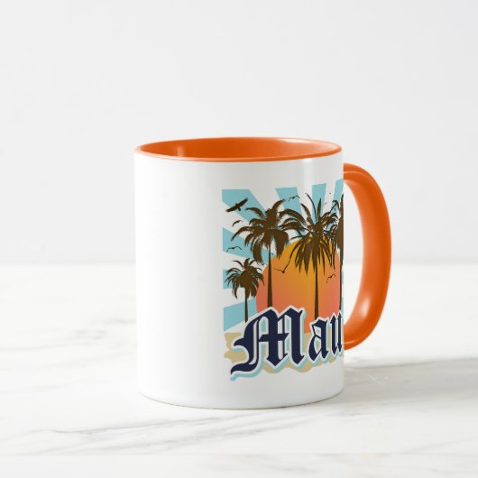 eiland Maui Hawaii Souvenir Mok (Voorkant rechts)