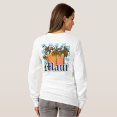 eiland Maui Hawaii Souvenir T-shirt (Achterkant volledig)