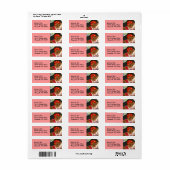 Eiland Meisje Hawaii Hibiscus Retouradres Label (Full Sheet)