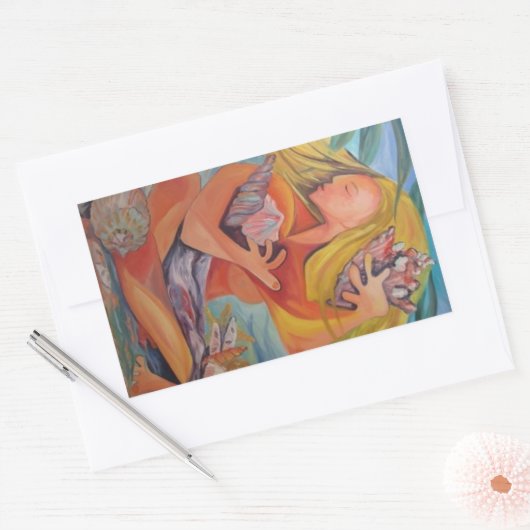 Eiland Meisje - Stickers (Envelop)