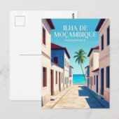 Eiland Mozambique Mozambique Briefkaart (Voorkant / Achterkant)