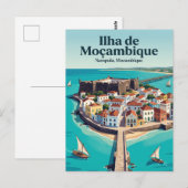 Eiland Mozambique Mozambique Briefkaart (Voorkant / Achterkant)
