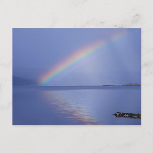 eiland Mull Rainbow Briefkaart (Voorkant)
