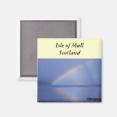 eiland Mull Rainbow Magneet (Voorkant / Achterkant)